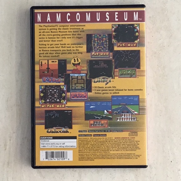 Namco Museum PlayStation 2 Game & Atari Anthology PS2 Game Greatest Hits Lot - Picture 2 of 11